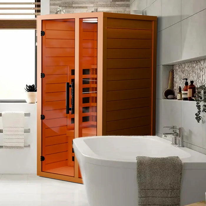 Medical4 Ultra Full Spectrum Infrared 2-Person Indoor Natural Hemlock Sauna