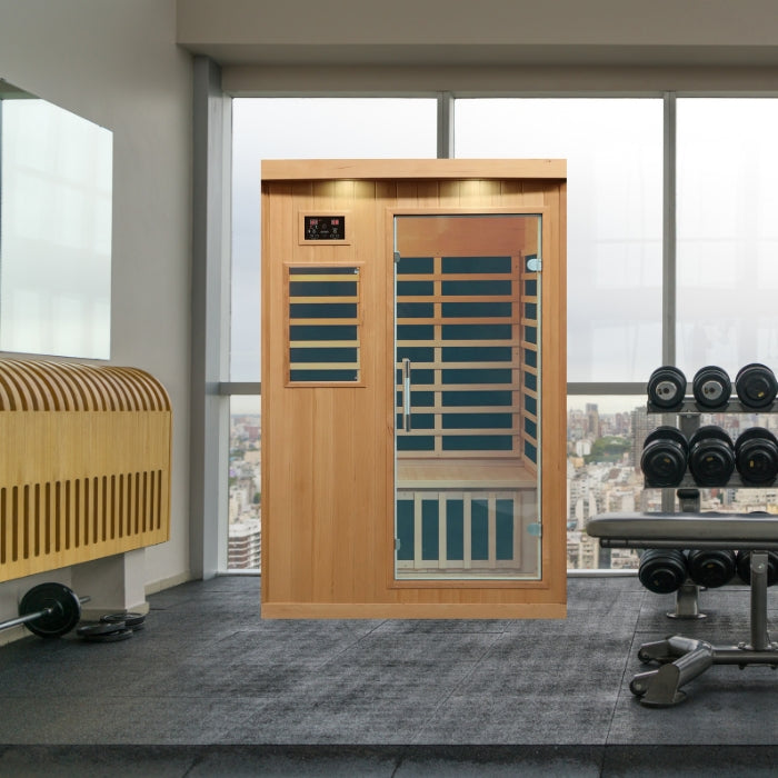 Tremblant 2-Person Indoor FAR Infrared Canadian Hemlock Sauna