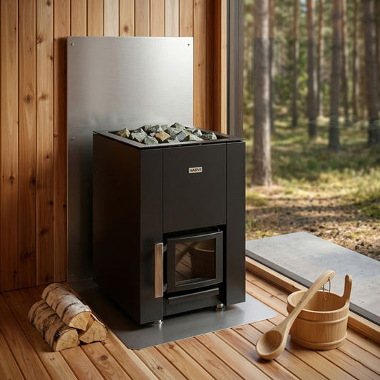 Complete NARVI Kaamos 20 Wood-Burning Sauna Heater System