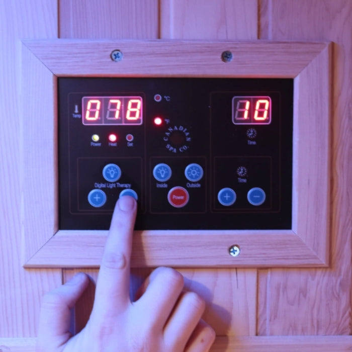 Tremblant 2-Person Indoor FAR Infrared Canadian Hemlock Sauna