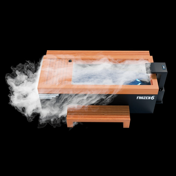 Frozen6 Combination Cold Plunge and Hot Tub with Accessories and Steam Generator for persons up to 6’6” 350 lbs.