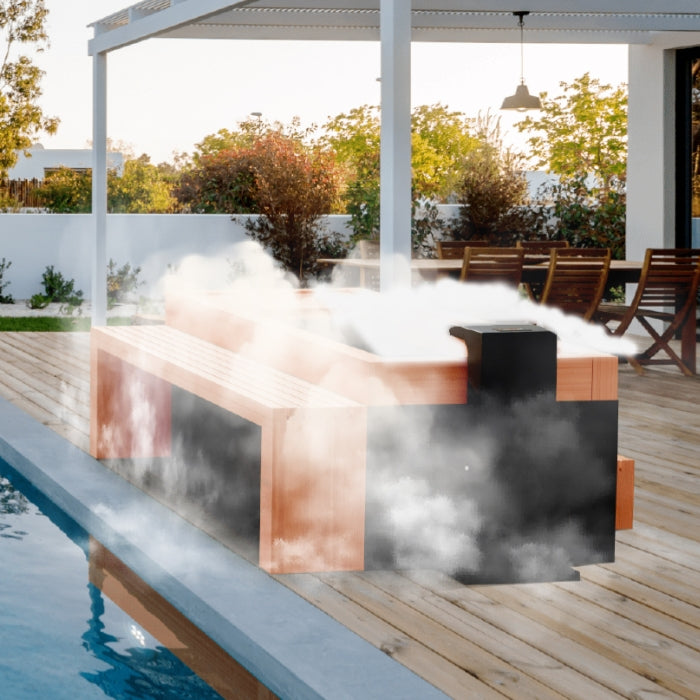 Frozen6 Combination Cold Plunge and Hot Tub with Accessories and Steam Generator for persons up to 6’6” 350 lbs.