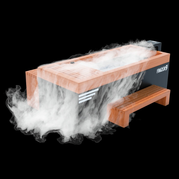 Frozen9 Combination Cold Plunge and Hot Tub with Accessories and Steam Generator for persons up to 6’7” 375 lbs.