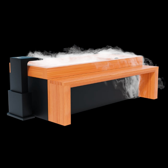Frozen9 Combination Cold Plunge and Hot Tub with Accessories and Steam Generator for persons up to 6’7” 375 lbs.