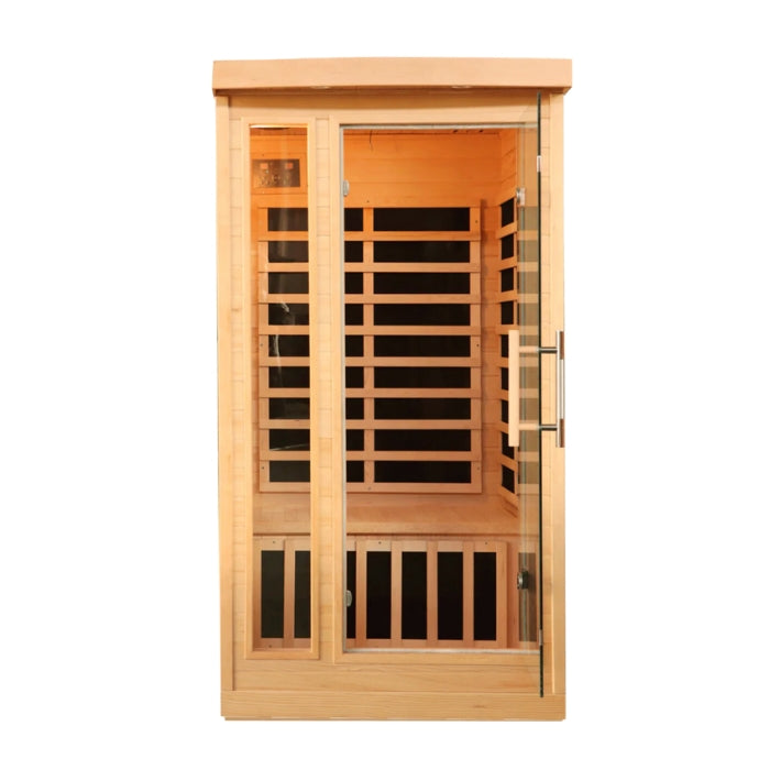 Tremblant 1-Person Indoor FAR Infrared Canadian Hemlock Sauna