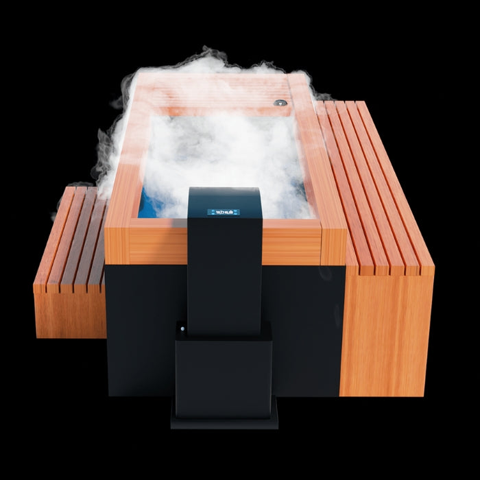 Frozen9 Combination Cold Plunge and Hot Tub with Accessories and Steam Generator for persons up to 6’7” 375 lbs.
