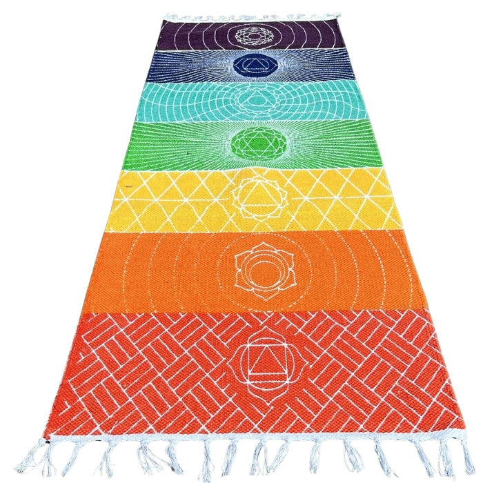 Chakra Hot Yoga Mat 80x24 inches