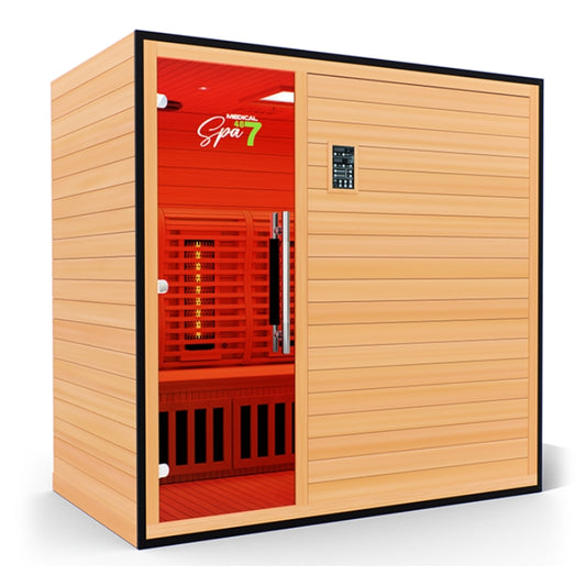 Commercial Spa487 Full Spectrum Infrared 3-Person Sauna