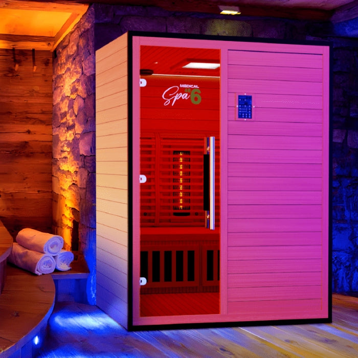 Commercial Spa486 Full Spectrum Infrared 2-Person Sauna