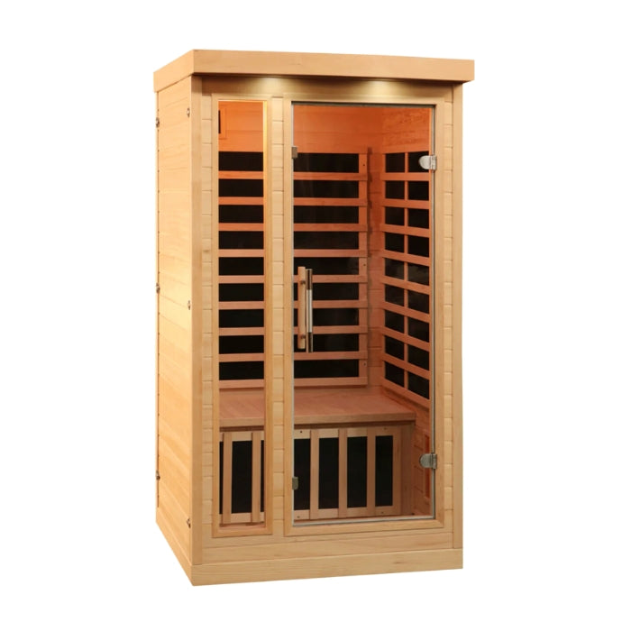 Tremblant 1-Person Indoor FAR Infrared Canadian Hemlock Sauna