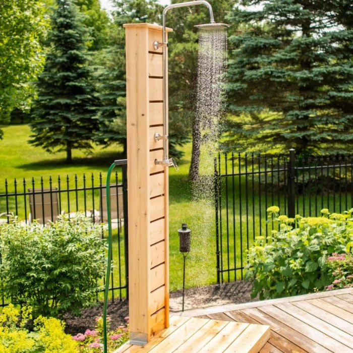 Sierra Slim Outdoor Pillar Shower
