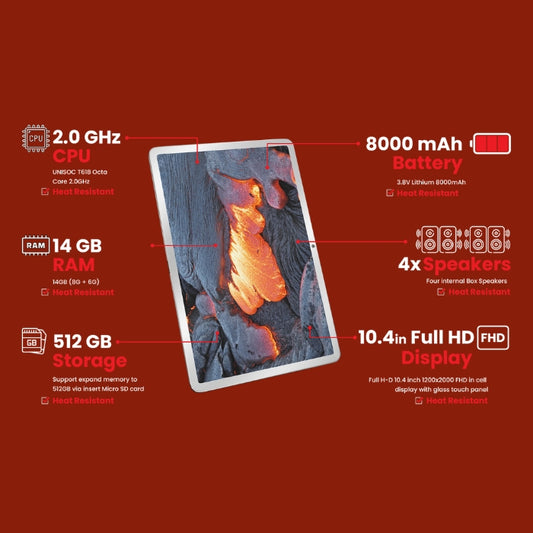 Special Forces Heat-Resistant Android Tablet