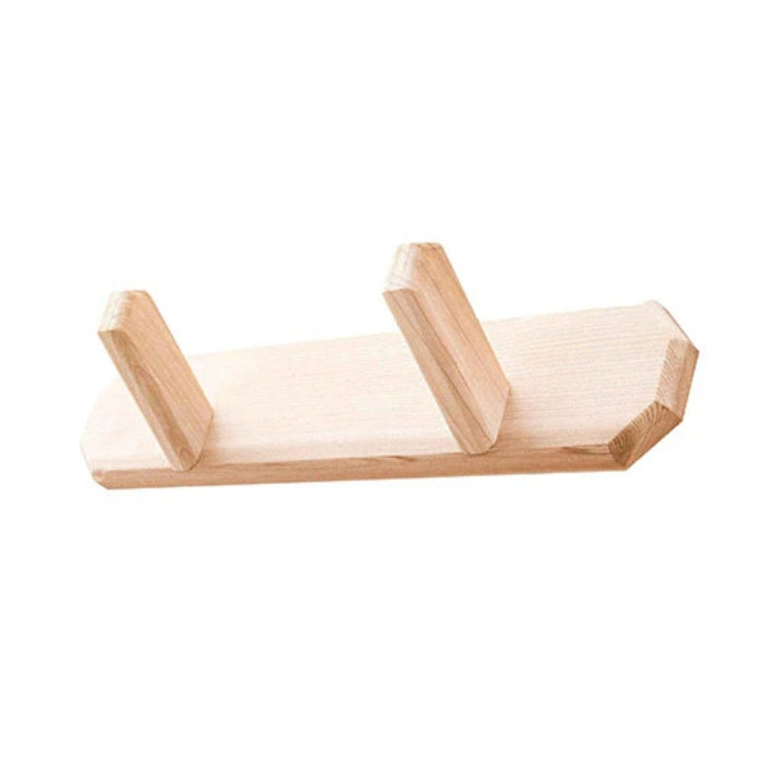 2-Peg Red Cedar Towel Hanger