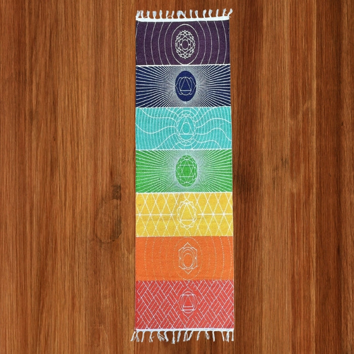Chakra Hot Yoga Mat 80x24 inches