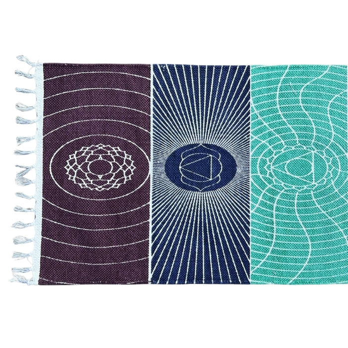Chakra Hot Yoga Mat 80x24 inches
