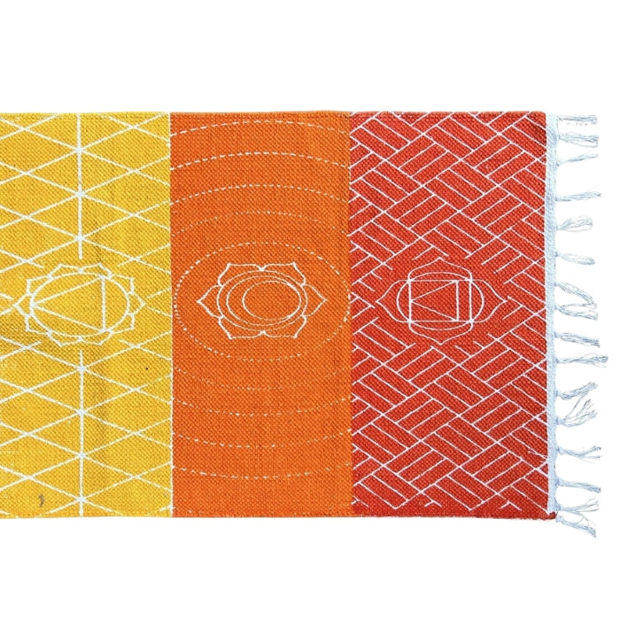 Chakra Hot Yoga Mat 80x24 inches