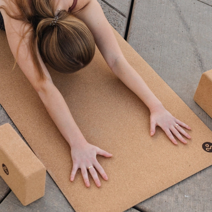Cork Hot Yoga Mat 72x25 inches