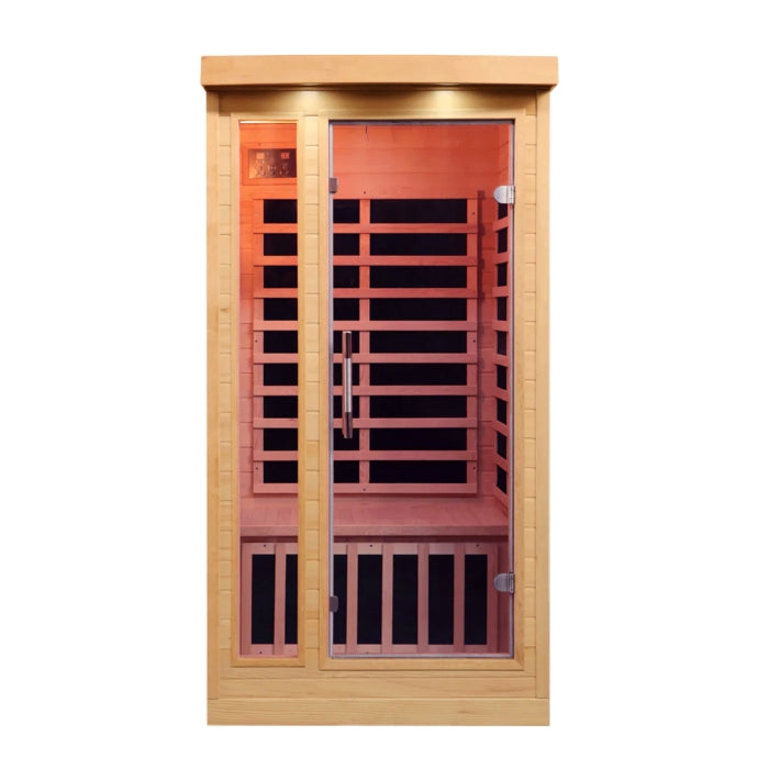 Tremblant 1-Person Indoor FAR Infrared Canadian Hemlock Sauna