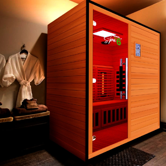 Commercial Spa486 Full Spectrum Infrared 2-Person Sauna