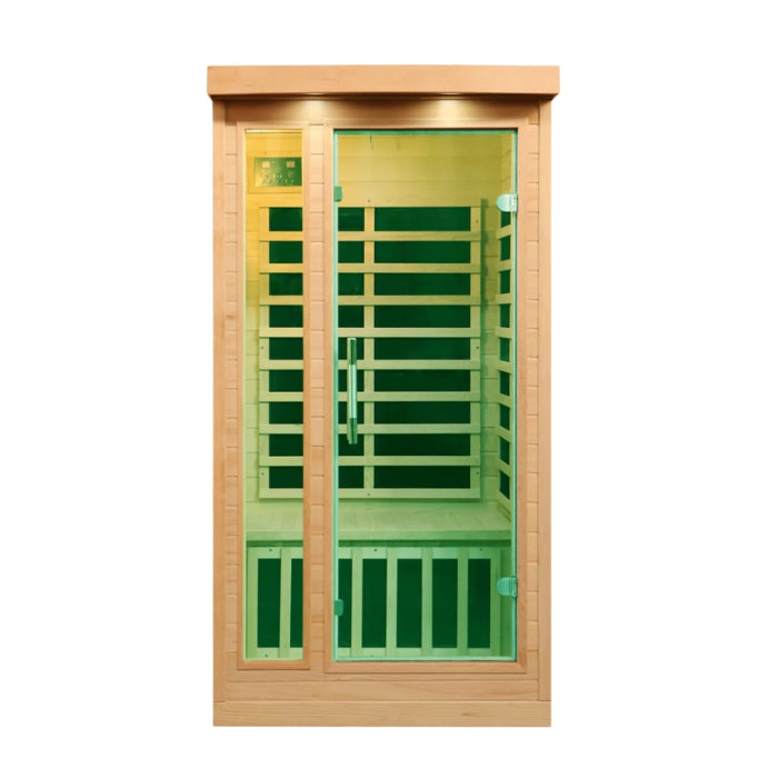 Tremblant 1-Person Indoor FAR Infrared Canadian Hemlock Sauna