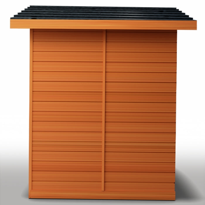 Nature8Plus Outdoor 6-Person Hybrid Red Cedar Sauna