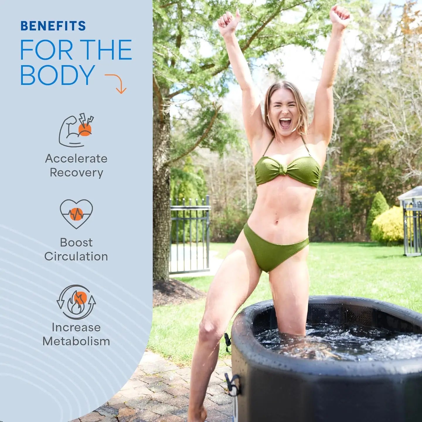 NordPod Plus and Elite Portable Cold Plunge Tub for one or two persons