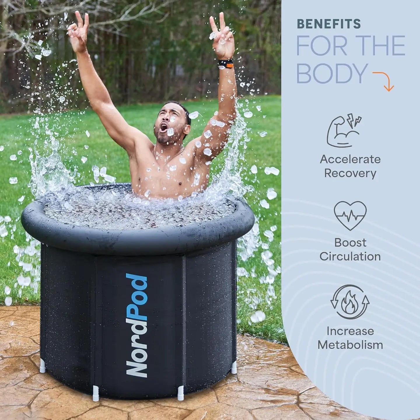 NordPod Recovery Ice Bath Cold Plunge Tub