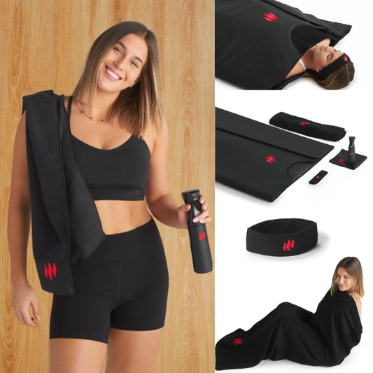 MiHIGH Experience Kit sauna towel plus accessories