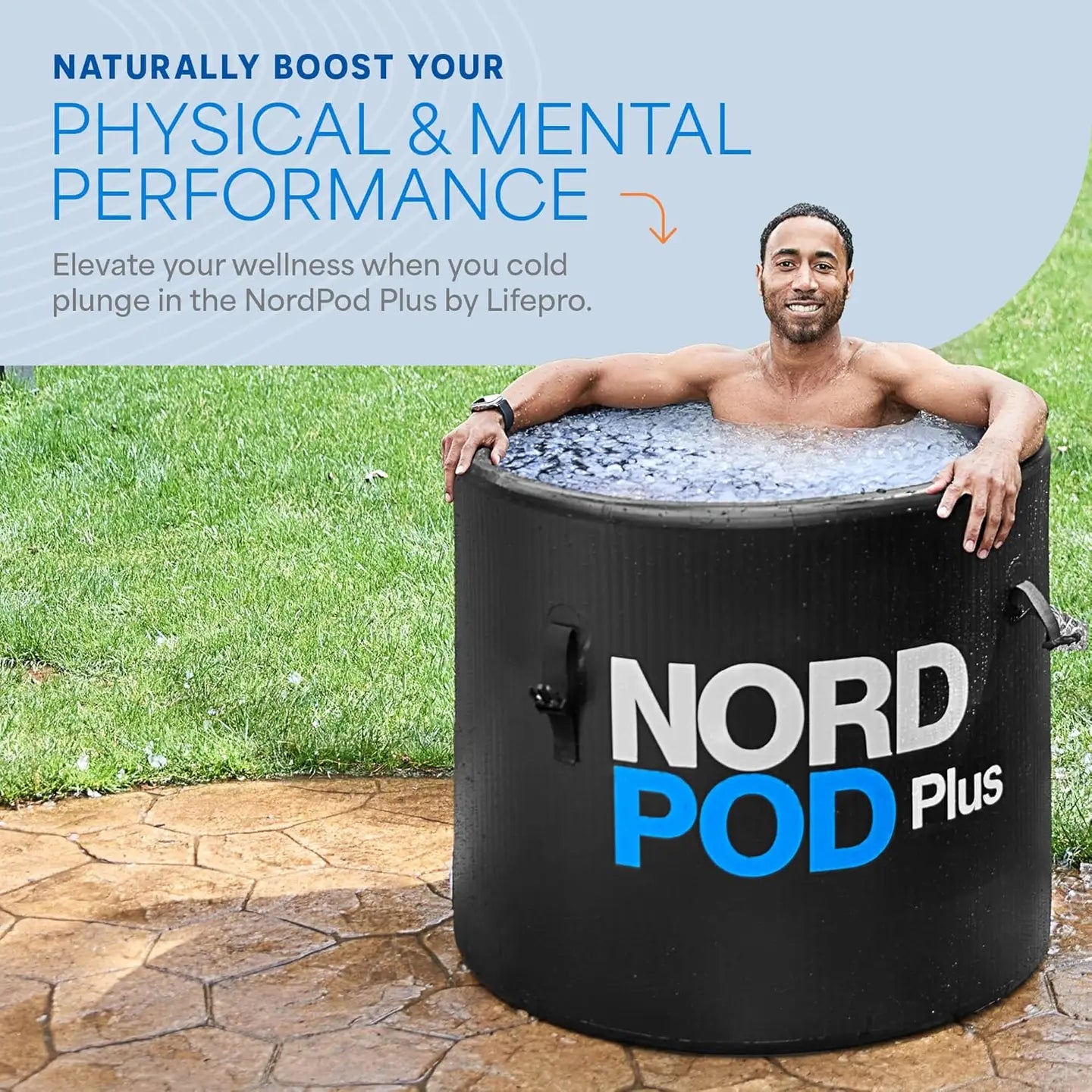 NordPod Plus and Elite Portable Cold Plunge Tub for one or two persons