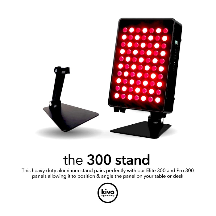 Elite 300 Premium Small Portable Red Light Therapy Panel with Stand