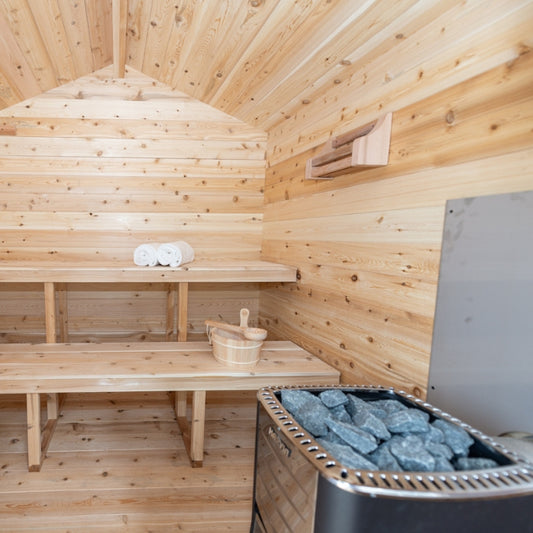 Georgian 6-Person Electric Cabin Sauna Retreat