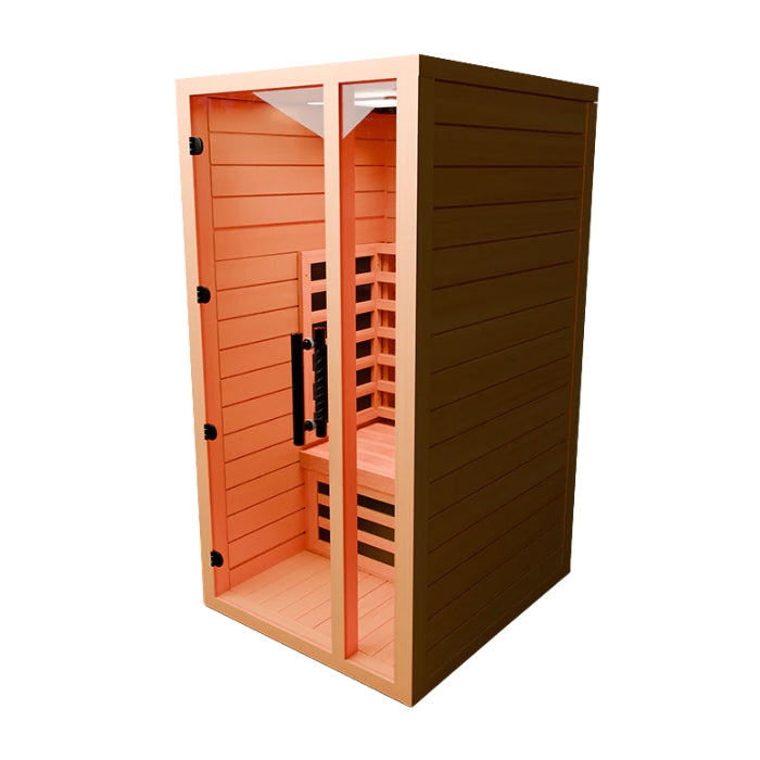 Medical4 Ultra Full Spectrum Infrared 2-Person Indoor Natural Hemlock Sauna