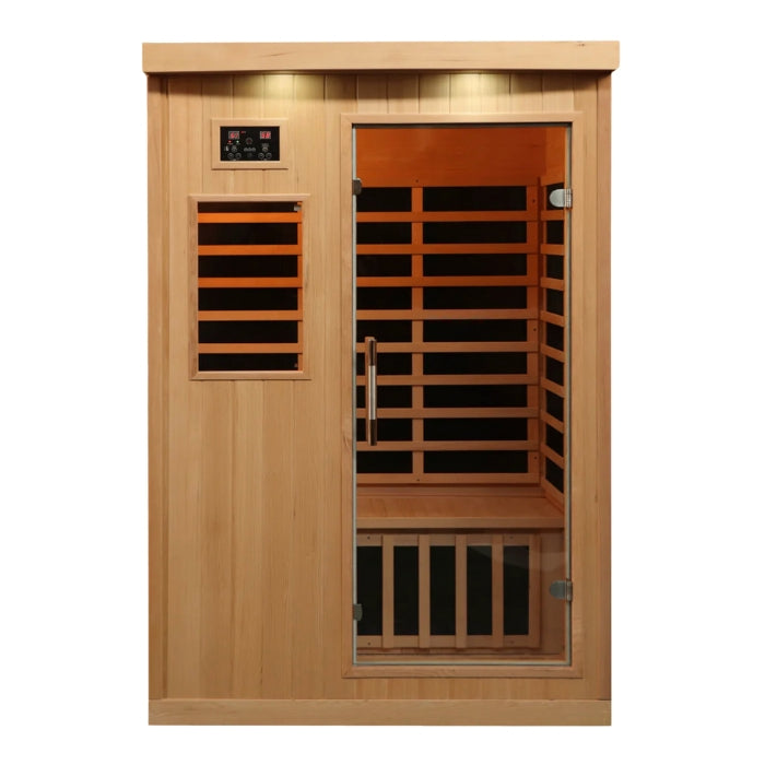 Tremblant 2-Person Indoor FAR Infrared Canadian Hemlock Sauna