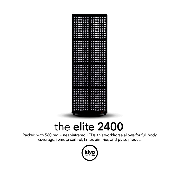Elite 2400 Premium Extra Large Full Body Red Light Therapy Near-Infrared Panel with Stand