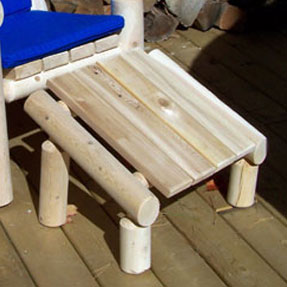Adirondack Log Seating