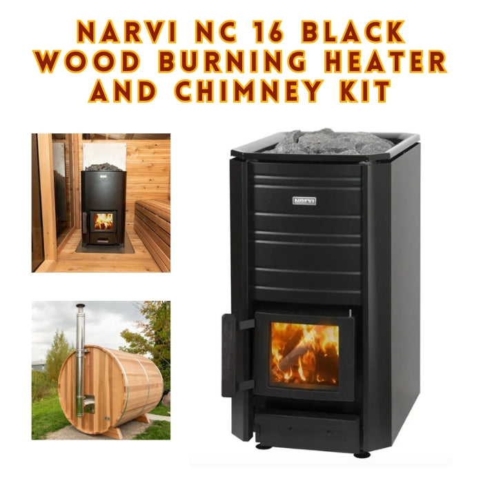 Traditional 4-Person Outdoor White Cedar Elation Barrel Schooner Sauna with Porch and Windows