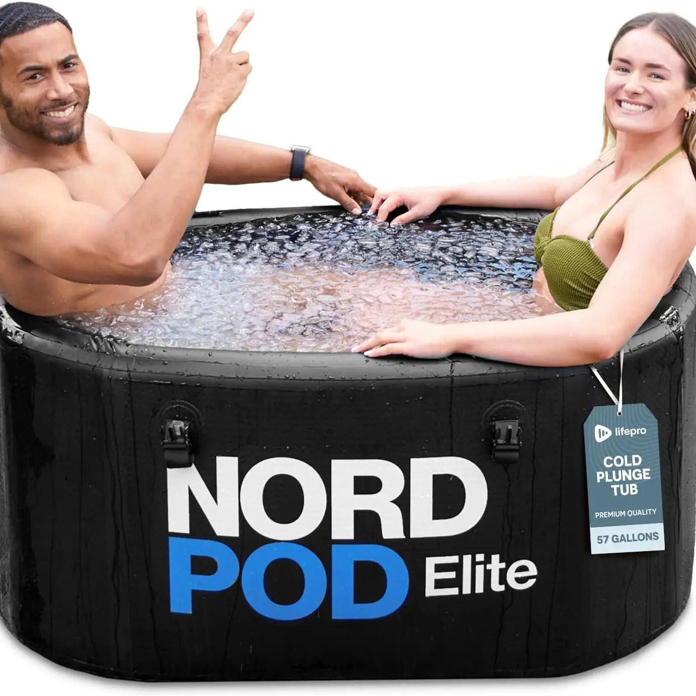 NordPod Plus and Elite Portable Cold Plunge Tub for one or two persons