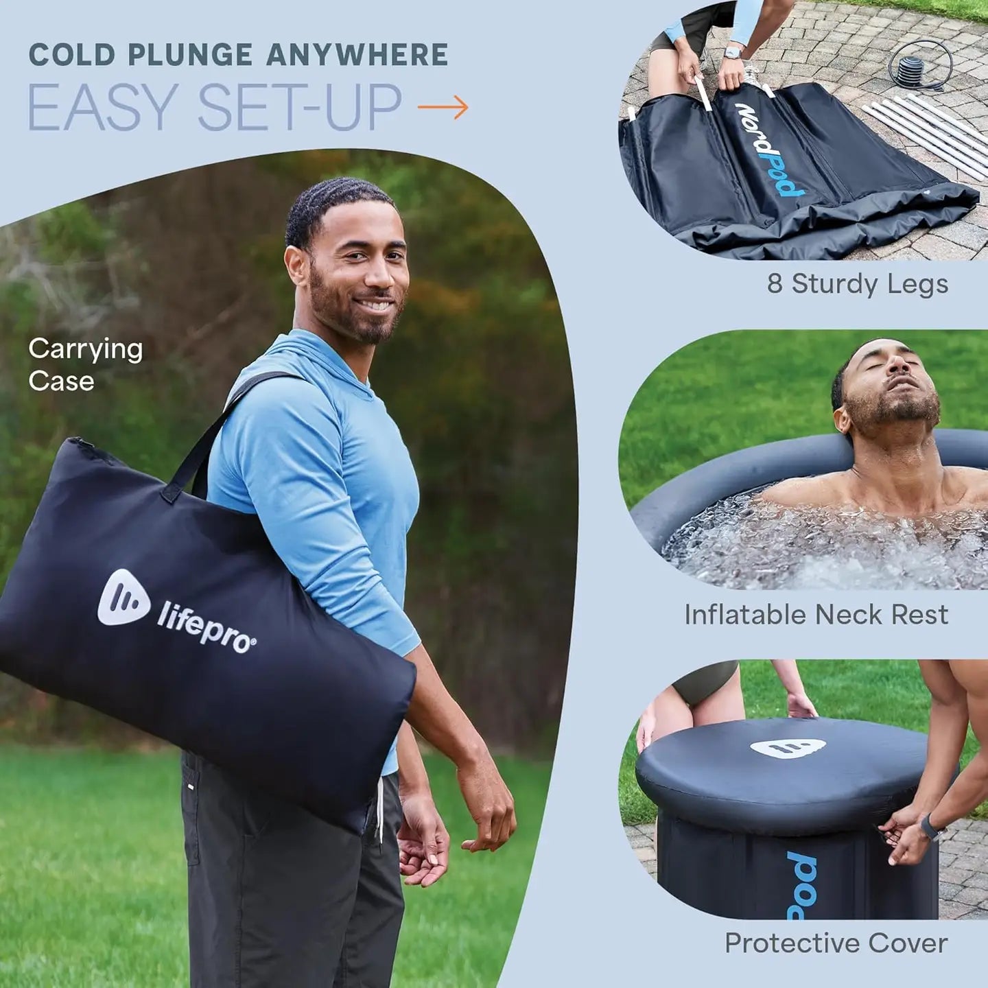 NordPod Recovery Ice Bath Cold Plunge Tub