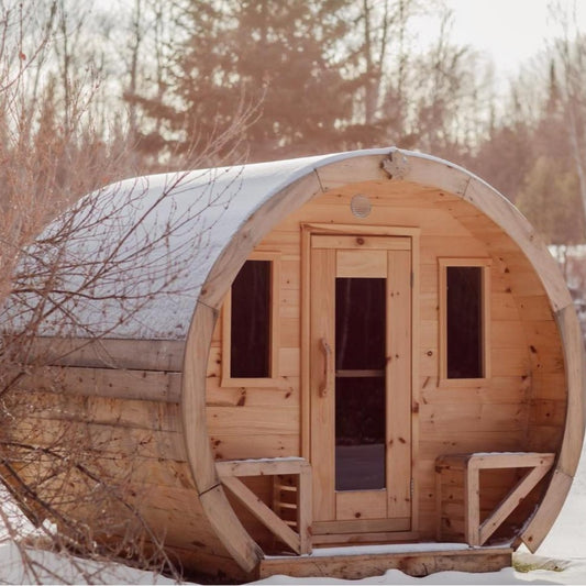 True North 10' XL Barrel Schooner 8-Person Sauna