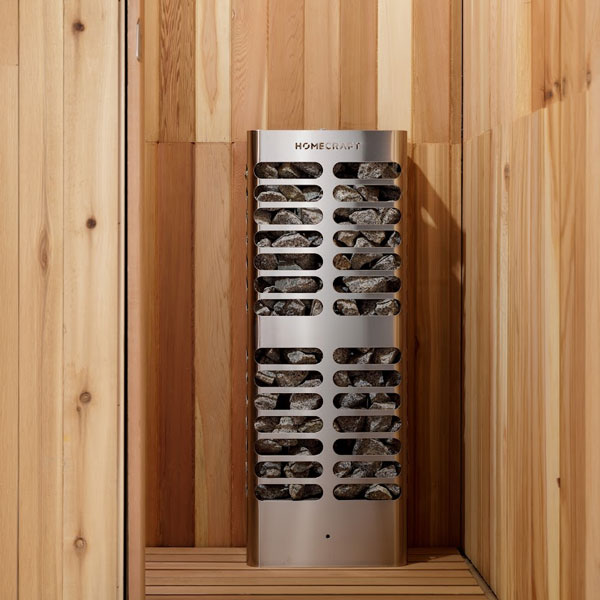 Complete HOMECRAFT Revive Slim 6kW Electric Sauna Heater System