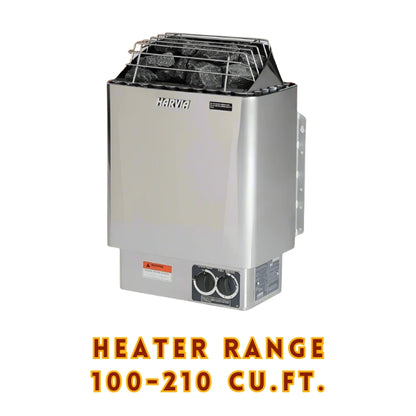 Complete HARVIA KIP 4.5kW Electric Sauna Heater System