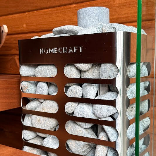 Complete HOMECRAFT Revive Slim 6kW Electric Sauna Heater System