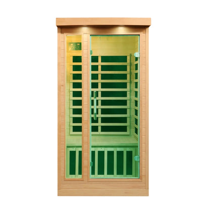 Tremblant 1-Person Indoor FAR Infrared Canadian Hemlock Sauna