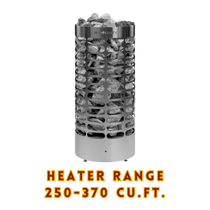 Complete HOMECRAFT Apex Mini 7.5kW Electric Sauna Heater System