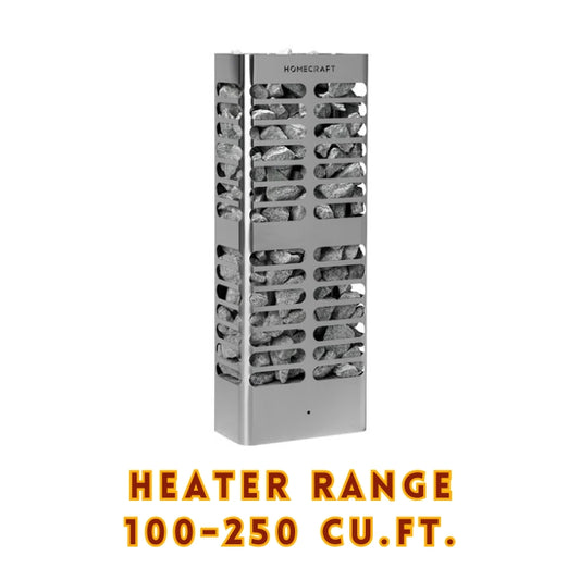 Complete HOMECRAFT Revive Slim 5kW Electric Sauna Heater System