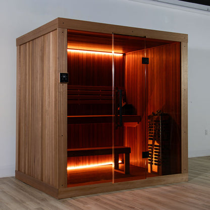 Element Studio Indoor 2-4 Person Thermowood Sauna