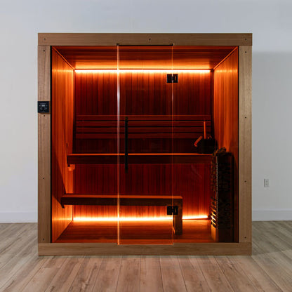 Element Studio Indoor 2-4 Person Thermowood Sauna