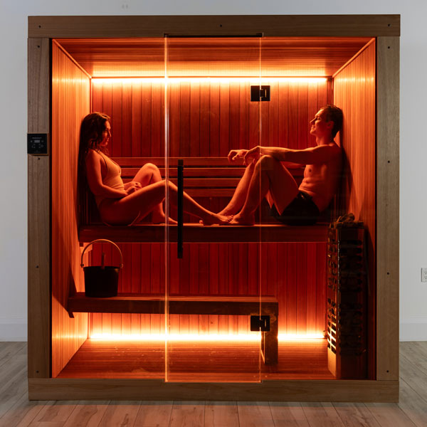 Element Studio Indoor 2-4 Person Thermowood Sauna