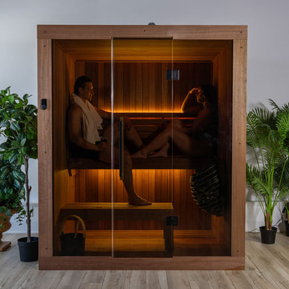 Element Loft Indoor 2-3 Person Thermowood Sauna