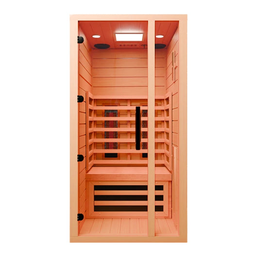 Medical4 Ultra Full Spectrum Infrared 2-Person Indoor Natural Hemlock Sauna